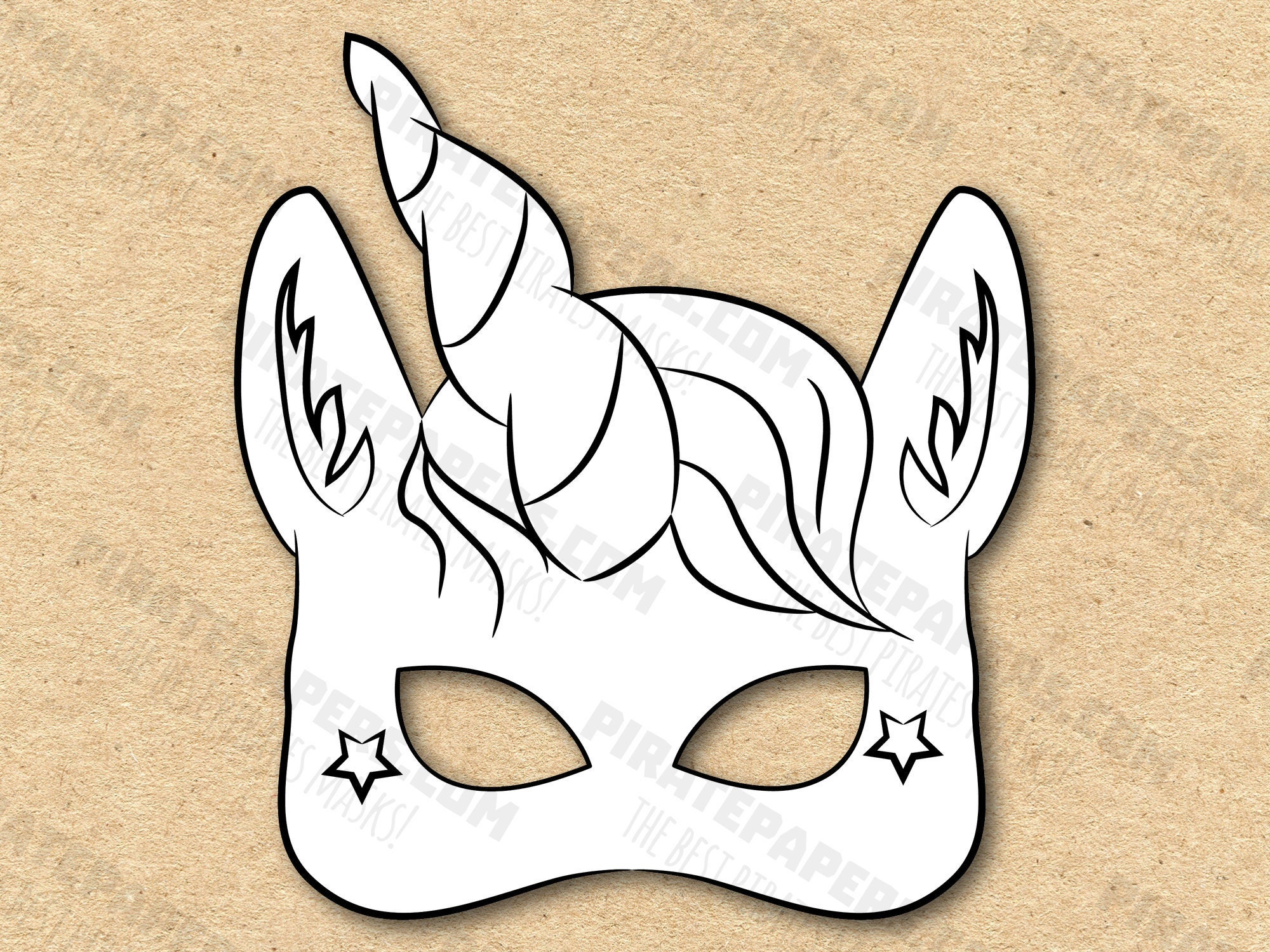 Coloring Unicorn Mask Printable Offer Discounts | nationaldefensepac.org