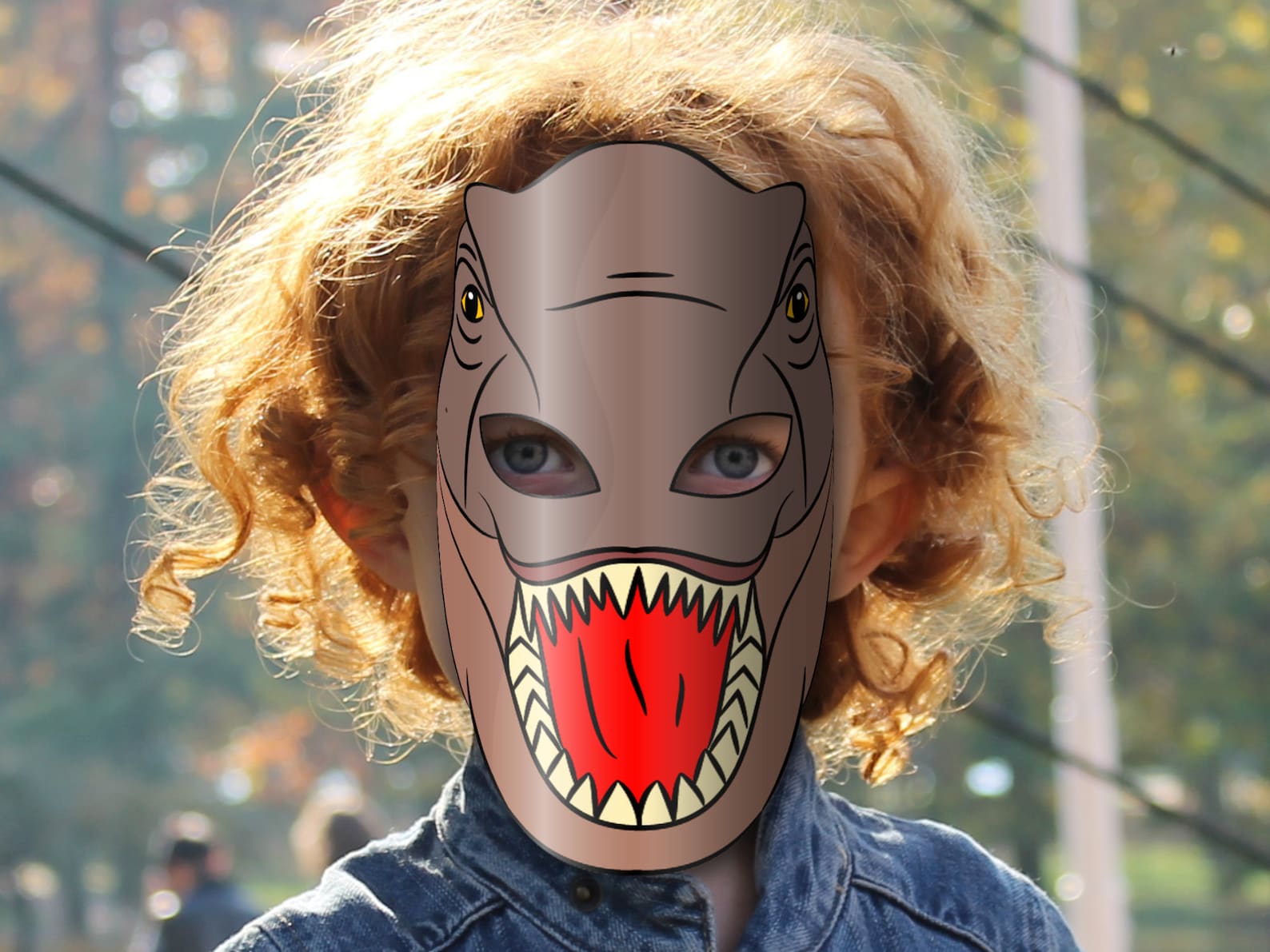 Dinosaur Realistic Mask TREX main image 0