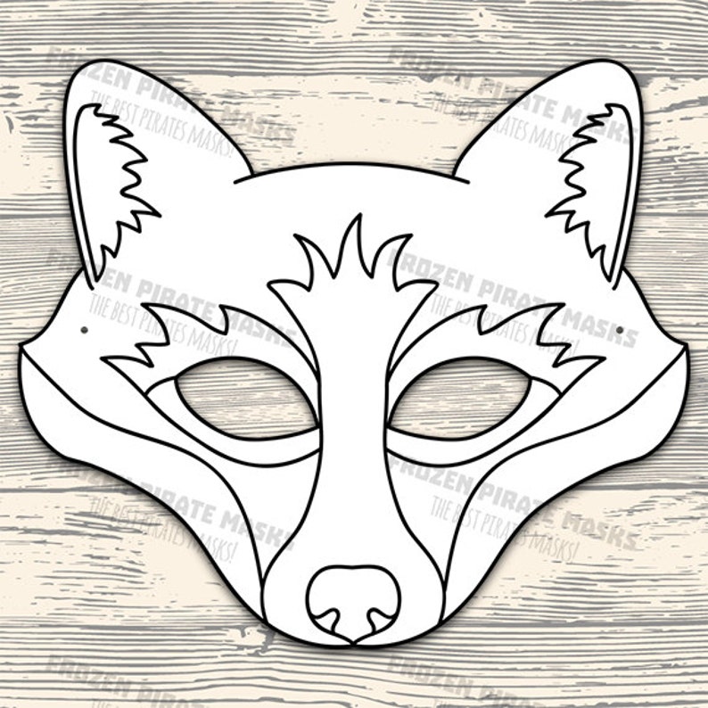 60% OFF SALE Woodland Forest Animals Printable Coloring Masks | Etsy