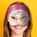 Grandma Color Coloring Printable Mask little Red Riding Hood, Paper DIY ...