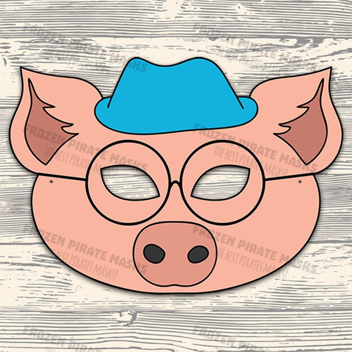 The Three Little Pigs Printable Masks Big Bad Wolf - Etsy Canada