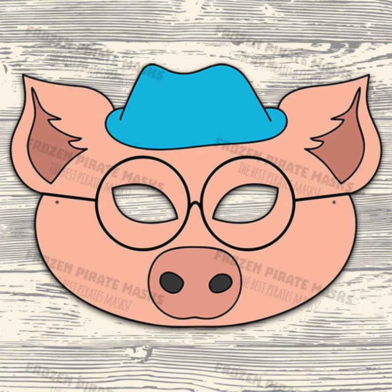 60% OFF SALE The Three Little Pigs Printable Masks Big Bad | Etsy