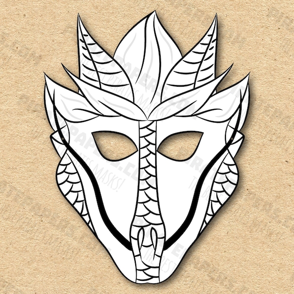 Dragon Mask Etsy