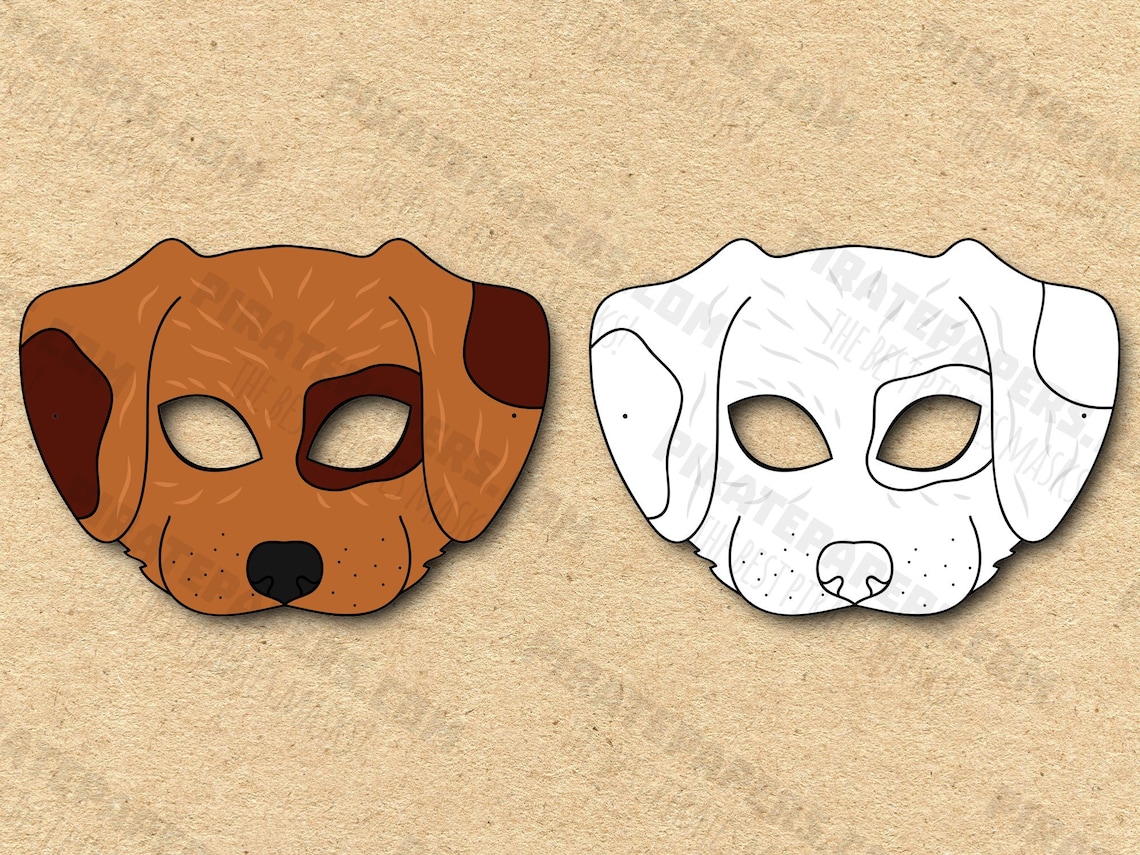 Dog Masks Printable Color Coloring - Il 1140xN.4911063330 7vlk 