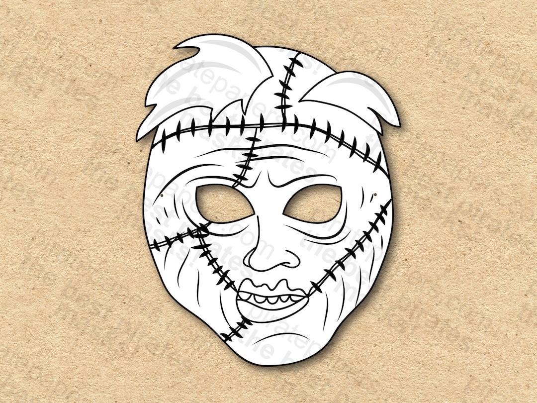 Leather Face Mask Printable