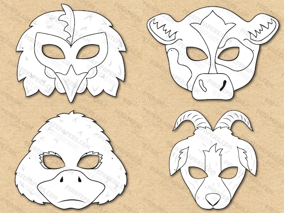 Hen Chick Animal Mask Adult Farmyard Friends Hen Chick Animal Mask Adult Farmyard Friends