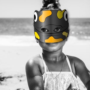 Salamander Mask Printable Paper DIY for Kids and Adults. PDF - Etsy