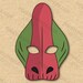 Dinosaur Parasaurolophus Mask Printable, Paper DIY for Kids and Adults ...