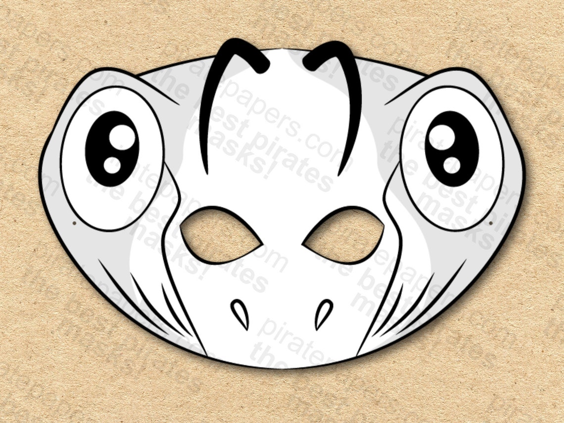 Grasshopper Mask Printable Coloring Paper DIY for Kids and - Etsy