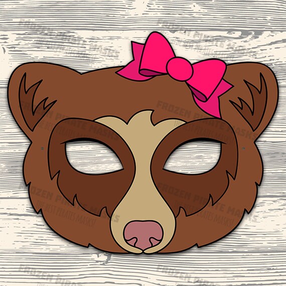 60% OFF SALE Goldilocks and the Three Bears Printable Masks | Etsy