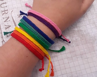 Effen kleur vriendschap armbanden