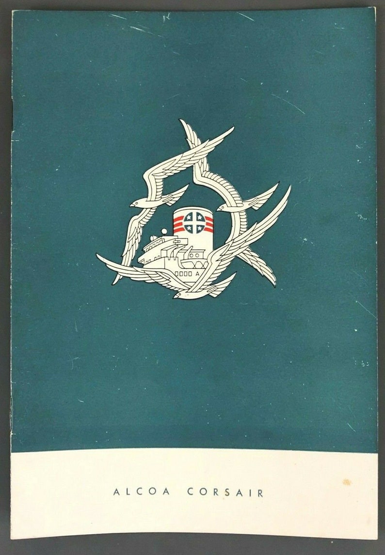 SS Corsair Caribbean Service 1955 Alcoa Steamship Company Passenger List