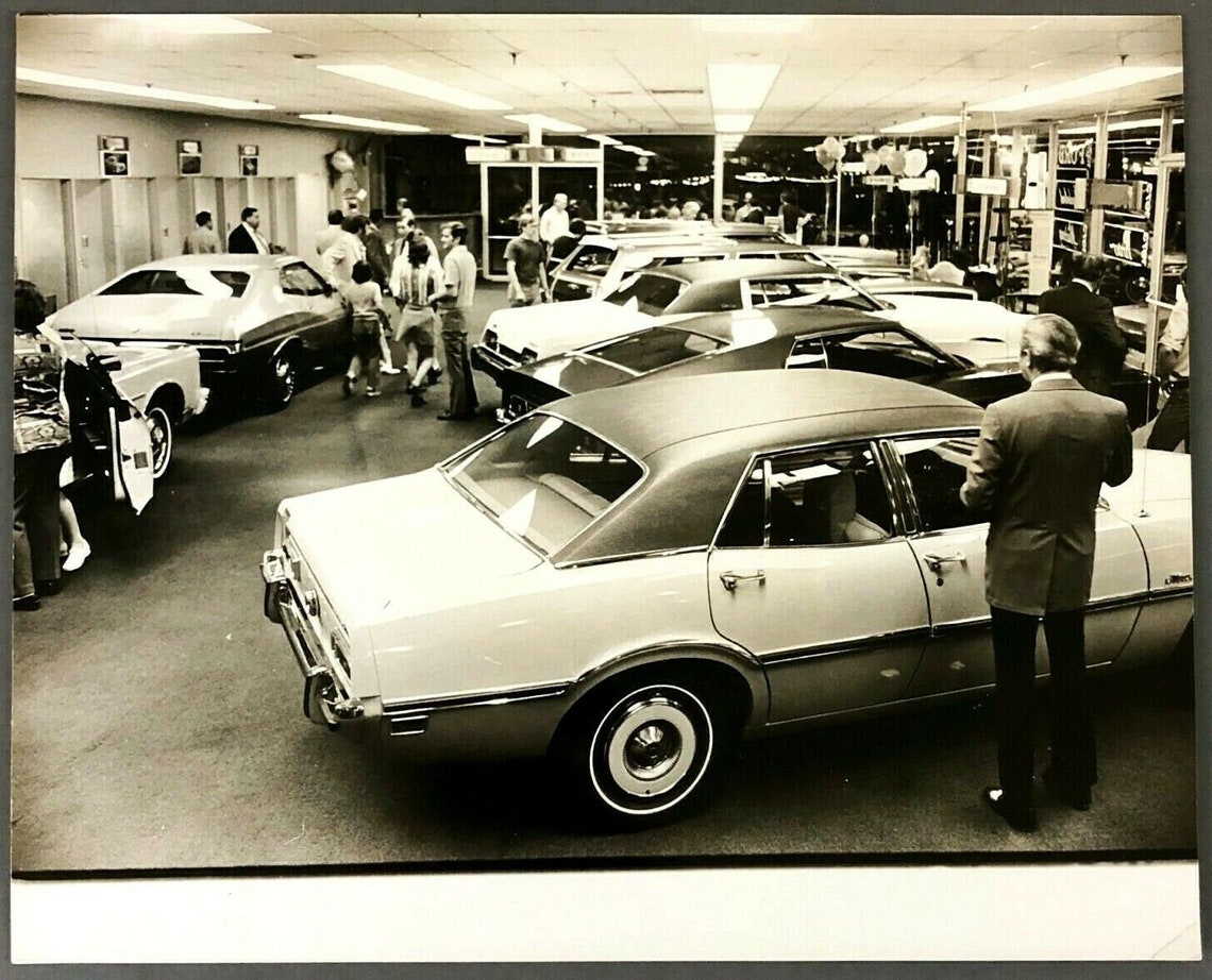 1970s Ford Dealership Sales Floor Photograph LTD Gran Torino Etsy