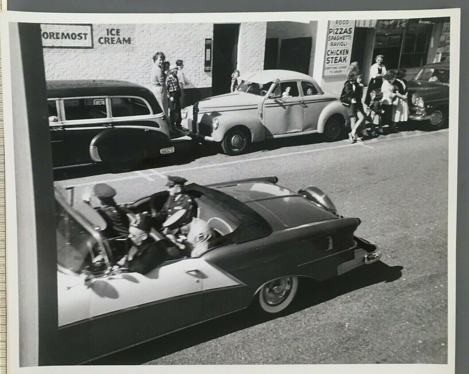 1960s Photograph Of Street Parade Old Classic Cars Soldiers Etsy