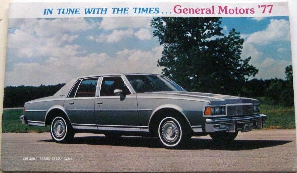1977 General Motors Product Car Guide / Catalog Corvette Etsy