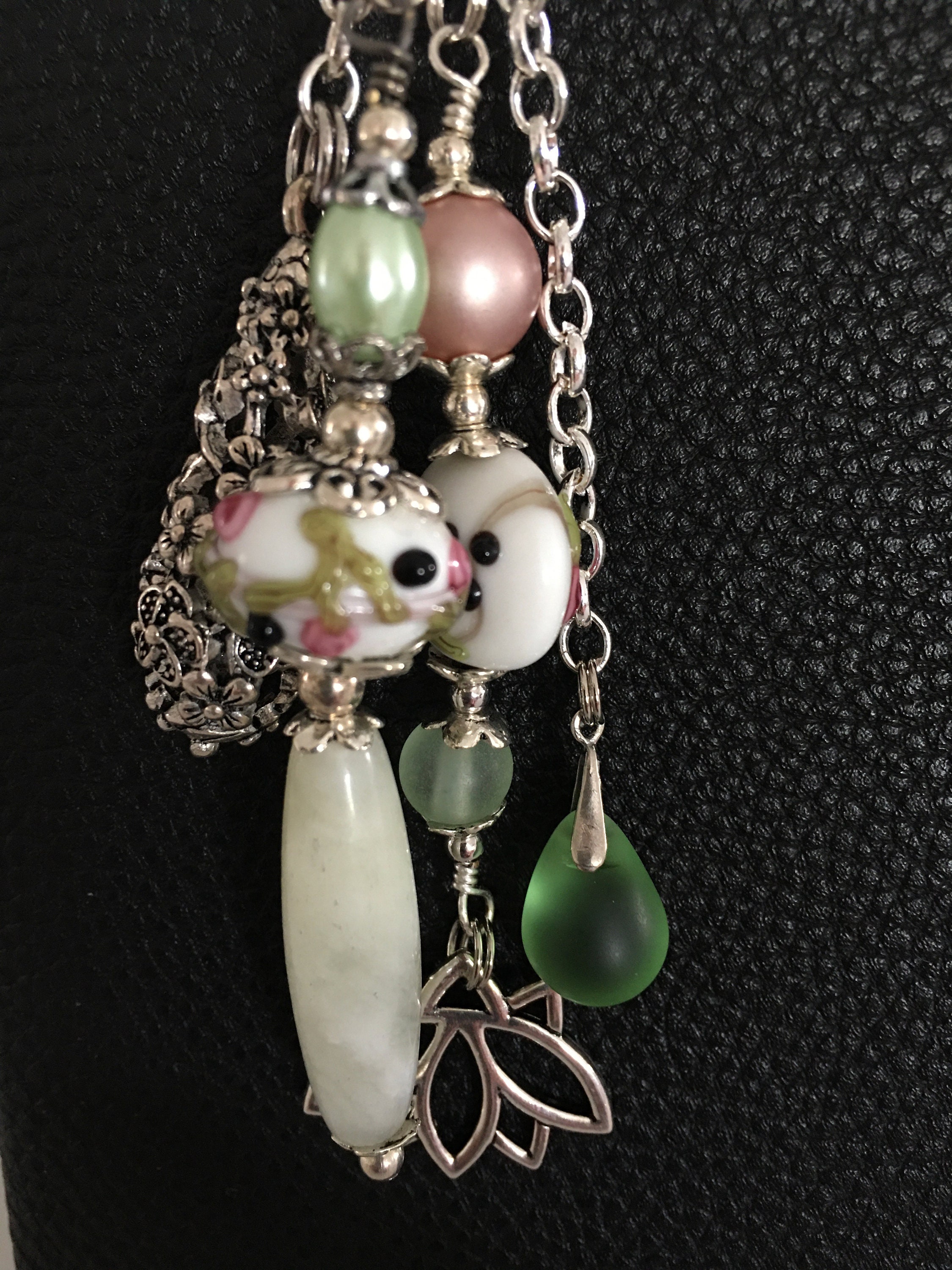 Keychain, Handbag/Purse Charm with a ton of personality.