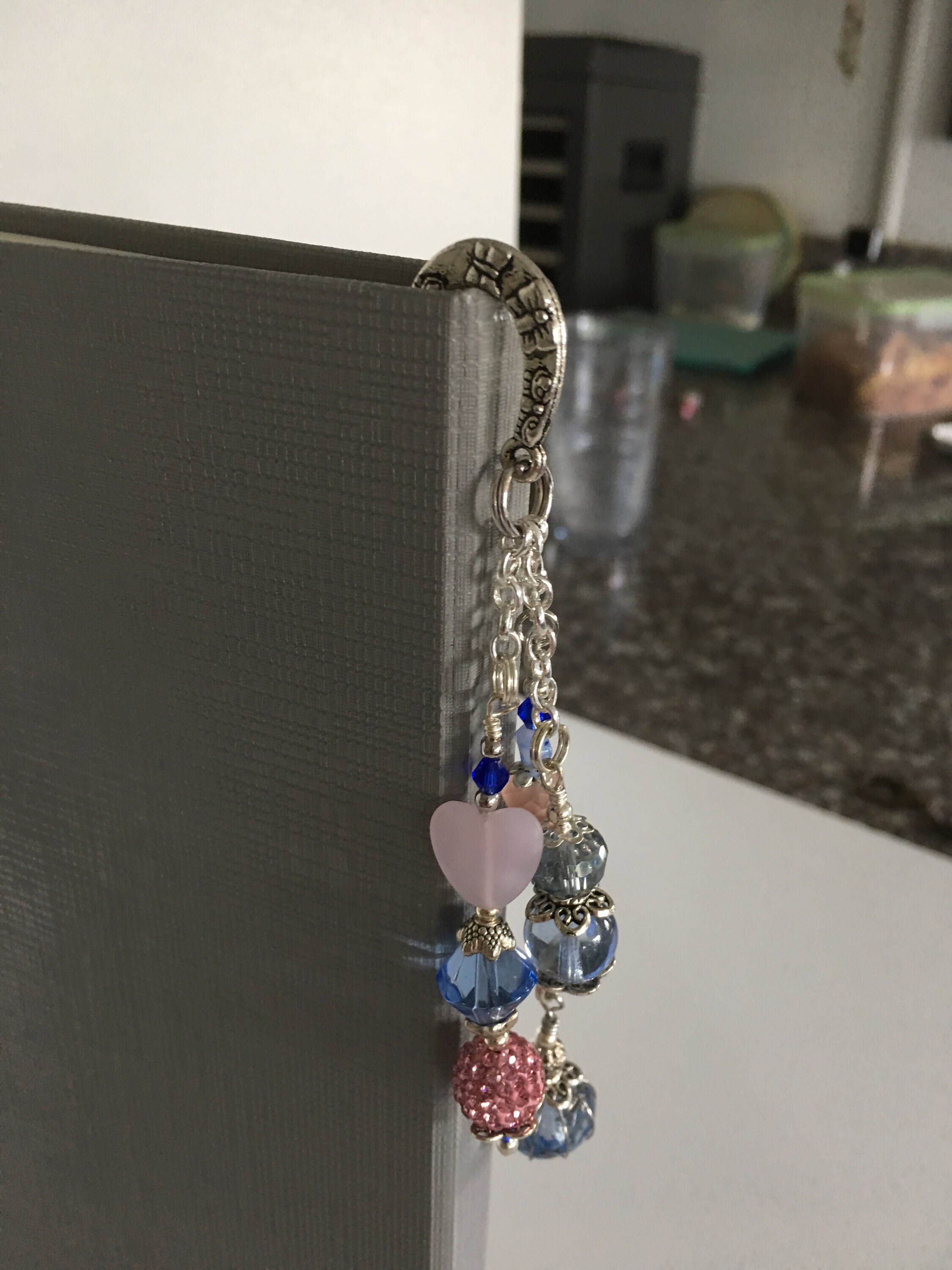 Hook Bookmark with a variation of colors and beading