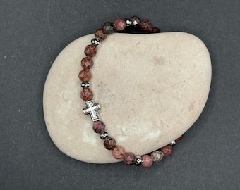 Rhodonite Beaded Bracelet