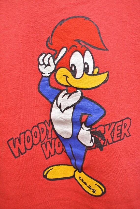 Woody Woodpecker Retro Logo Adult Tank Top