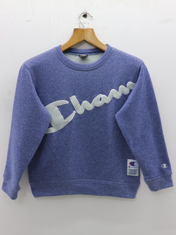 champion sweater purple