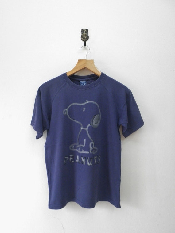 Vintage Snoopy Peanuts T Shirt Cartoon Series Street Wear Swag Etsy