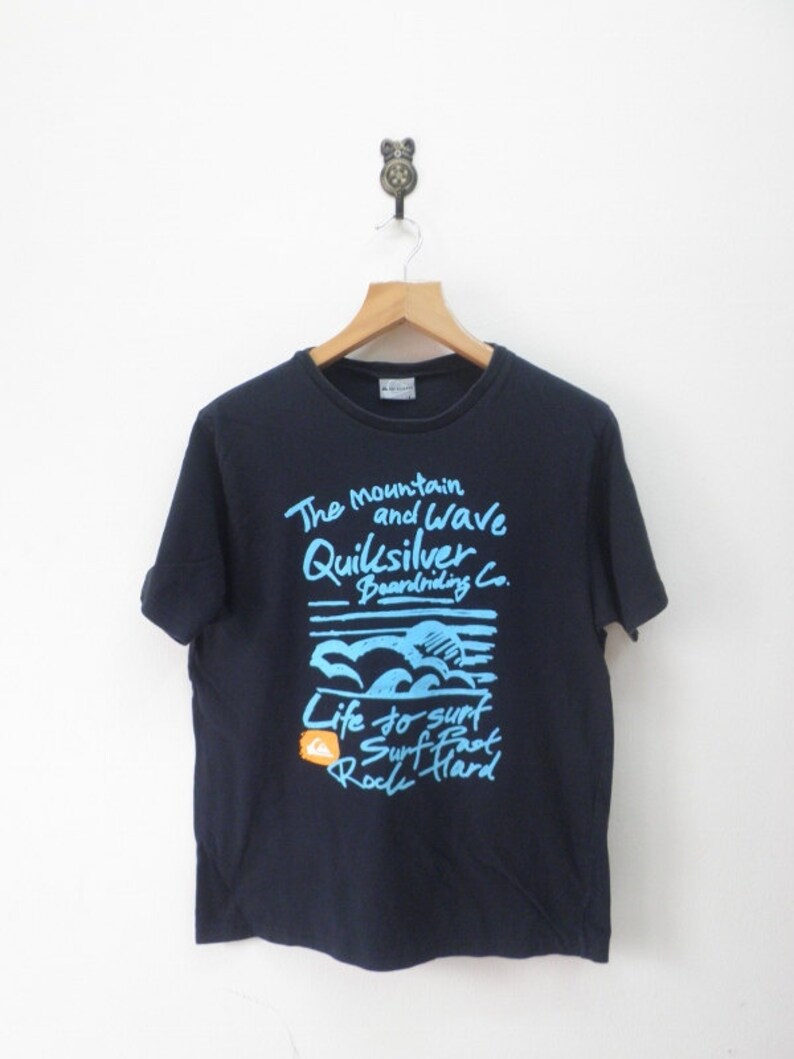 Vintage Quiksilver Boardriding Co. T-Shirt Outdoor Wave | Etsy
