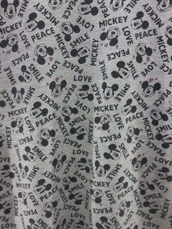 Vintage Mickey Mouse Disney Cartoon T Shirt Full Print Street Etsy