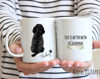 Dog mug | Etsy Personalized Dog Photo Mug