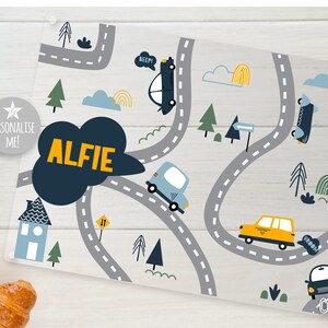 Personalised acrylic wipeable childrens placemat - Dinner Time - Weaning - Personalised Place setting