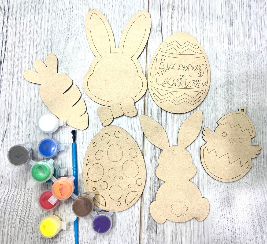 Easter craft kit Easter paint kit paint your own diy craft Etsy