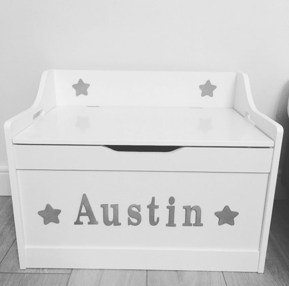 white toy trunk