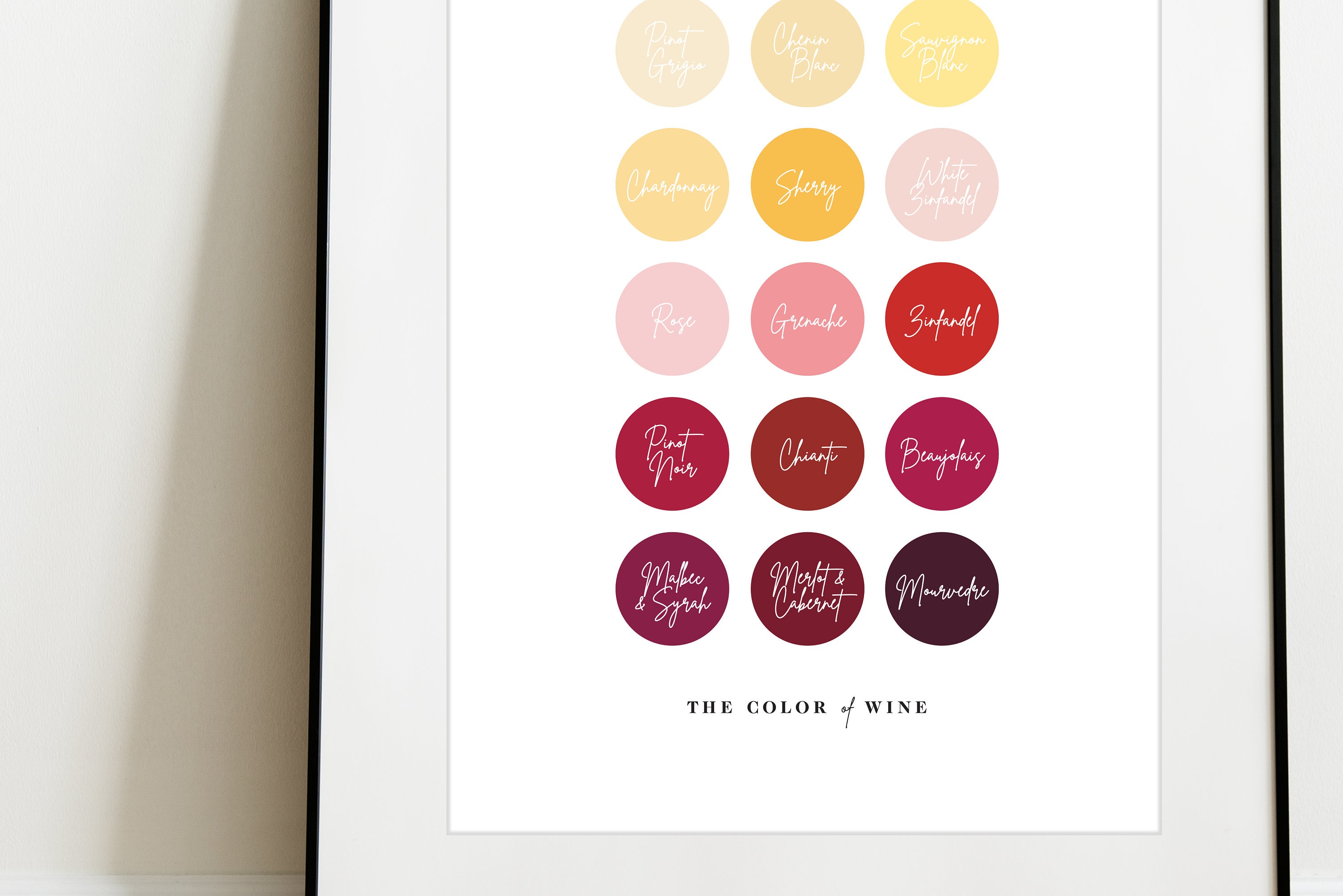 Wine Art Print, Digital Download Printable, Color of Wine Art, Digital