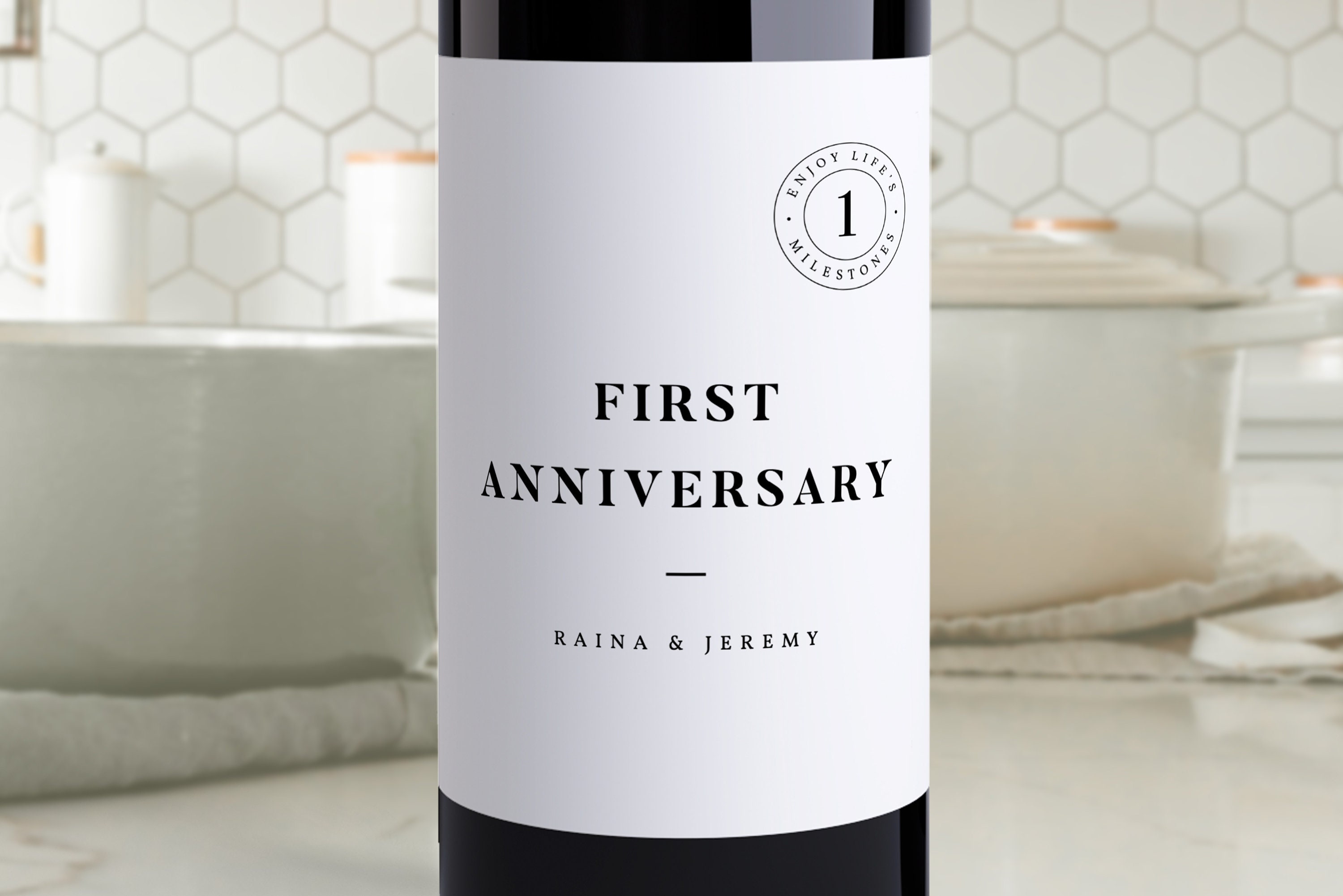 Milestone Wine Labels Personalized Wedding Wine Label Wedding Gift milestone-wine-labels-personalized-wedding-wine-label-wedding-gift