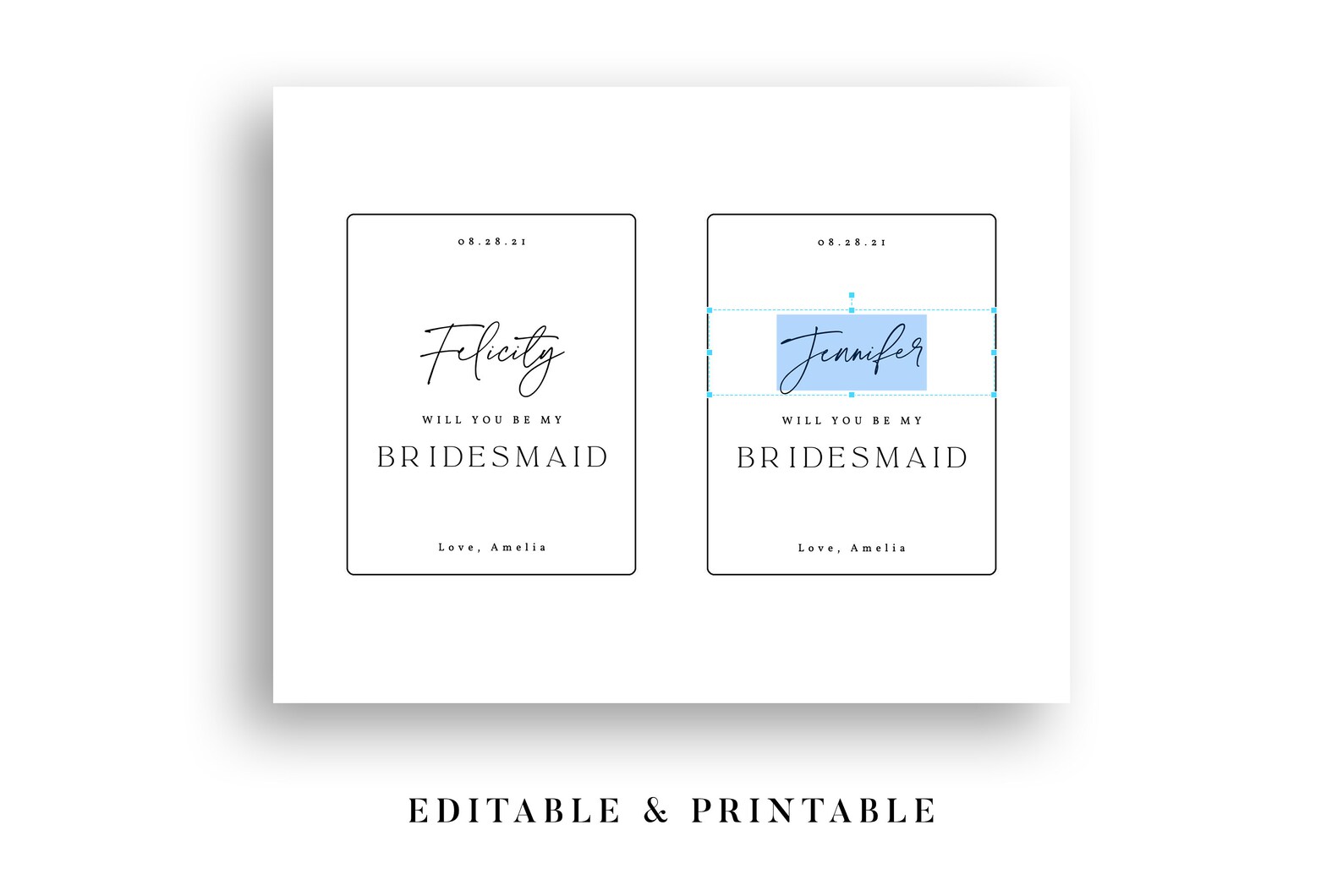 Bridesmaid Wine Labels Bridesmaid Proposal Digital Download - Etsy