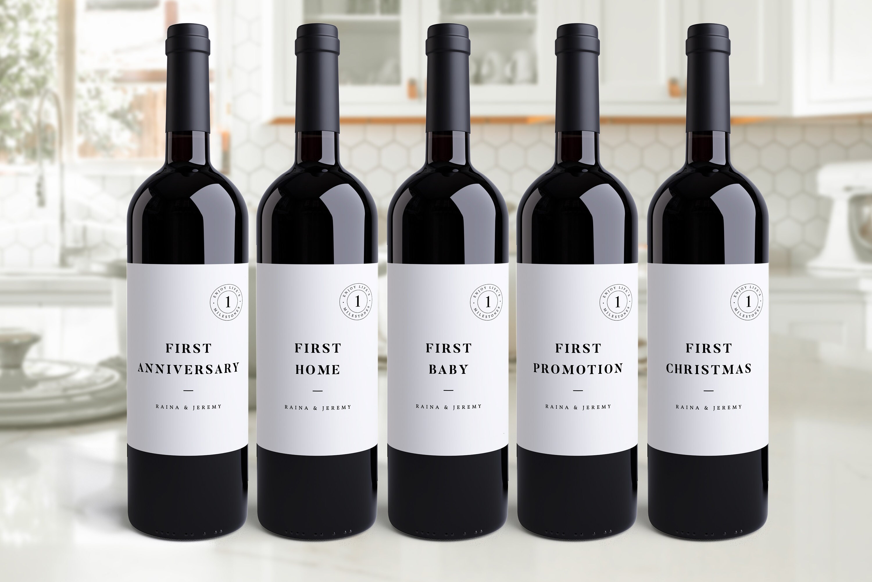 Milestone Wine Labels Personalized Wedding Wine Label Wedding Gift milestone-wine-labels-personalized-wedding-wine-label-wedding-gift