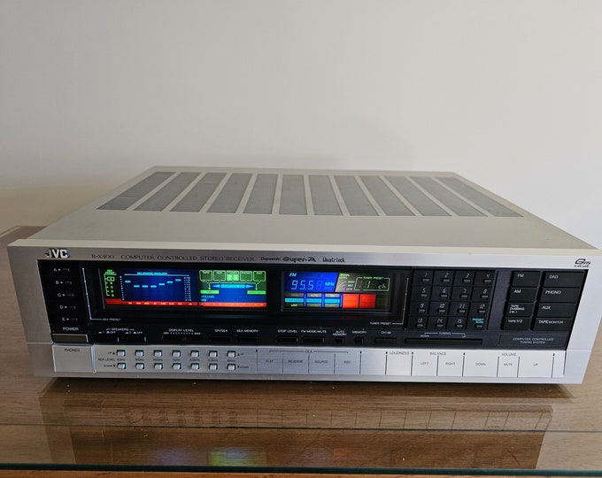 Fully Restored 1985 JVC RX400 Receiver silver Etsy