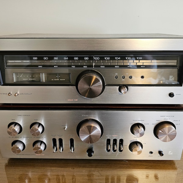 Fully restored 1975 Luxman L-85V Integrated Amplifier & Tuner