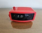 Fully Refurbished Vintage 1973 National Panasonic RC-185 Flip Clock AM Radio and Alarm