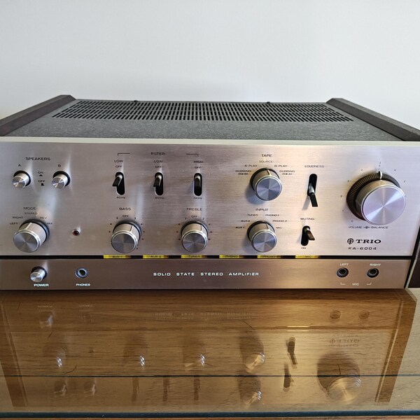 Fully restored 1972 Trio-Kenwood KA-6004 Integrated Amplifier