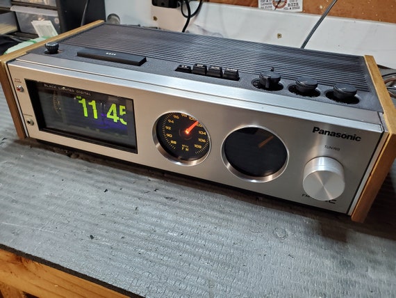 Fully Refurbished Vintage 1974 Panasonic Rc 7462 Flip Clock - Retro Style Radio Alarm Flip Clock Fully Refurbished Vintage 1974 Panasonic Rc 7462 Flip Clock - Retro Style Radio Alarm Flip Clock