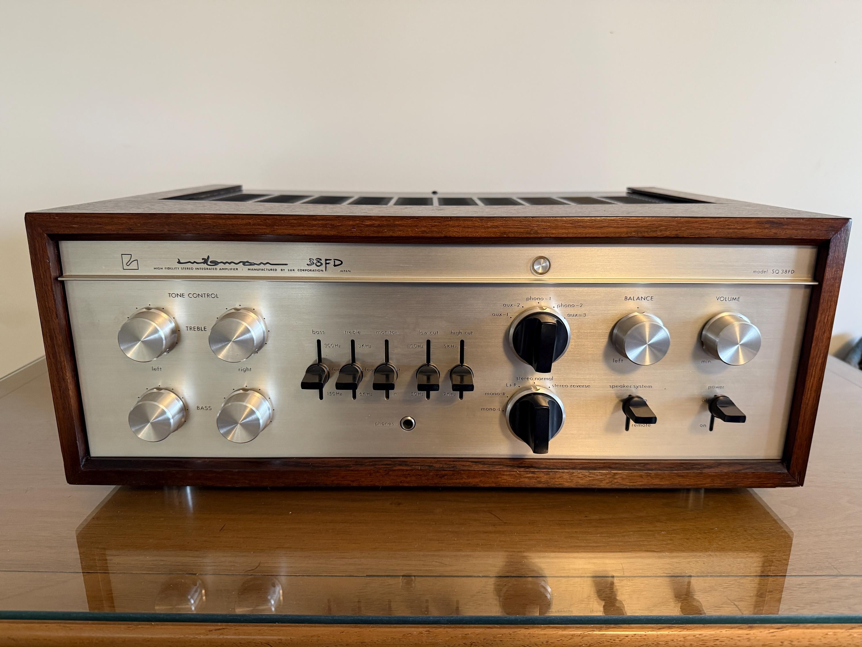Fully Restored 1974 Luxman SQ-38FD Vacuum Tube Integrated