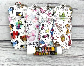 Keychain chapstick shop holder target