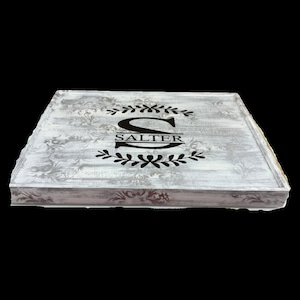 Enclosed stove top cover/Gas stove cover/custom stove cover/ electric stove top cover, noodle board, induction, 3 STYLE GRAY WASH finish