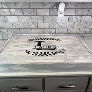 Stove Top Cover,5 STYLES,CUSTOM size stove cover,Stove cover for gas Electric stove top cover,wood stove top cover,Lightweight BOX,Buckwheat