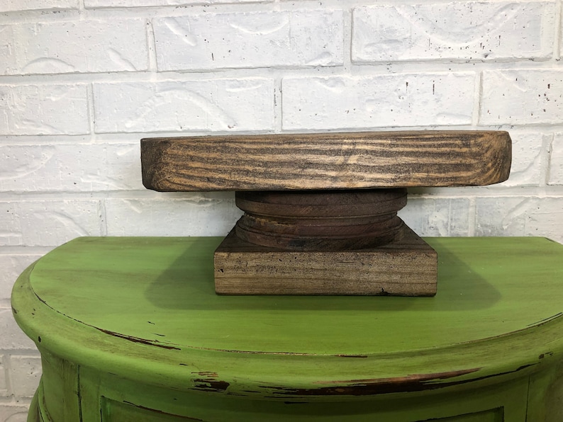 Farmhouse Riser Display Riser Kitchen Pedestal Wood Riser Etsy