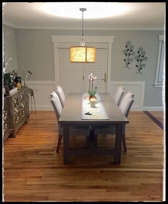 Items similar to Capo Farmhouse Tables with Straight Legs Farmhouse