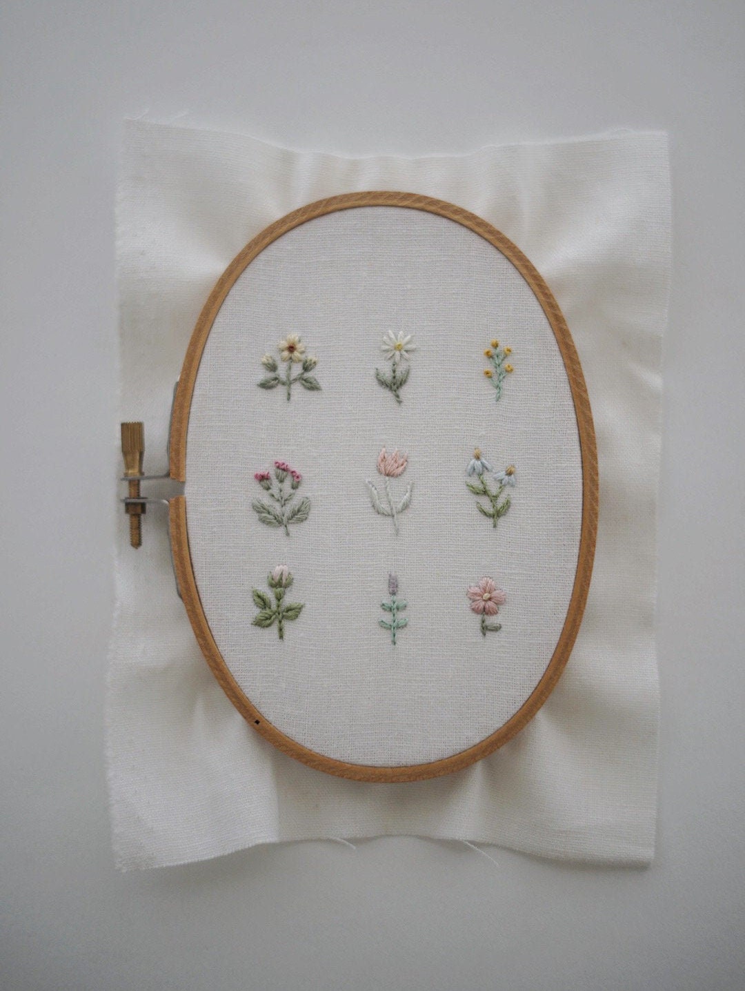 Flower inc .hand embroidery pattern PDF Instant download | Etsy