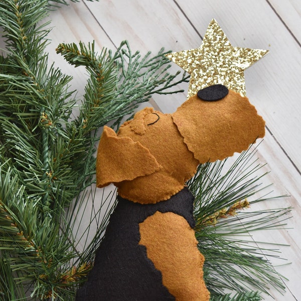 Dog Tree Topper Etsy
