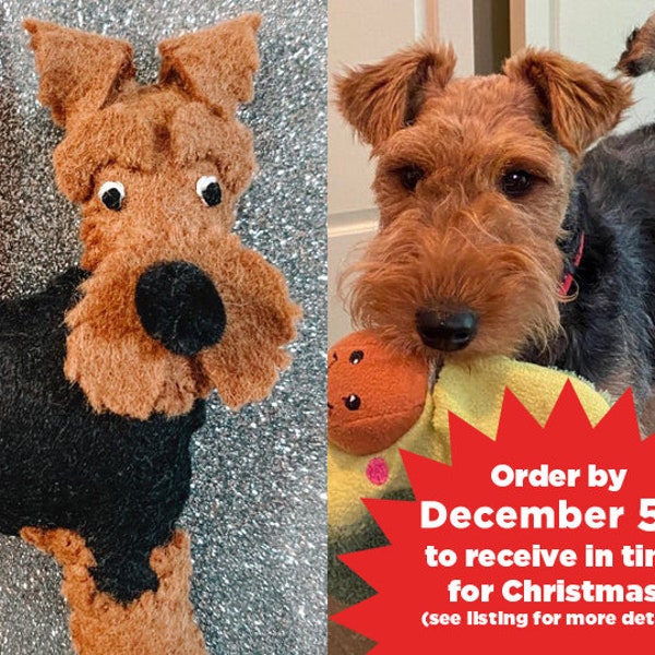 Custom Dog Christmas Ornament // Personalized Handmade Felt Mutt Ornament // Animal Holiday Decor // Pet loss memorial gift