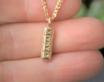 Xanax bar best sale necklace